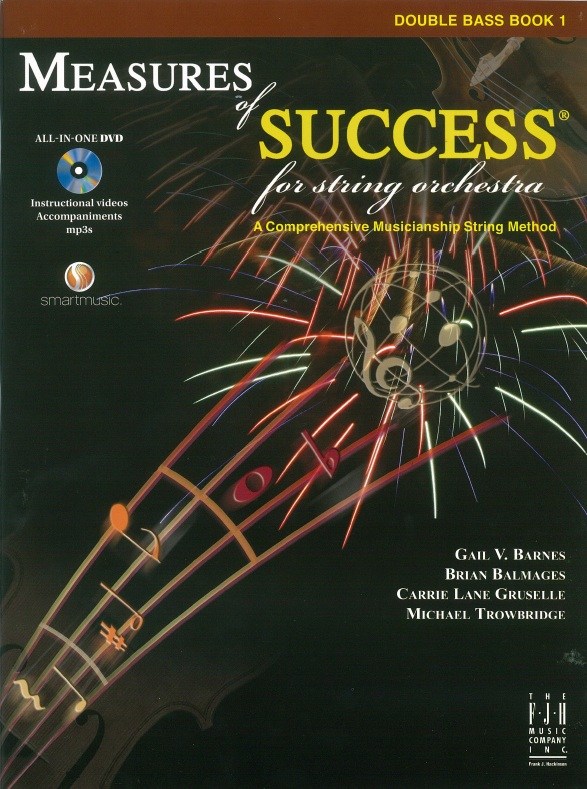 Measures Of Success For String Orchestra: Double Bass - Book 1 (Book/DVD)