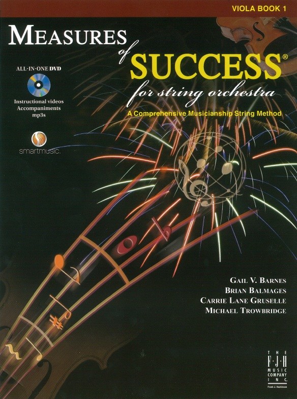 Measures Of Success For String Orchestra: Viola - Book 1 (Book/DVD)