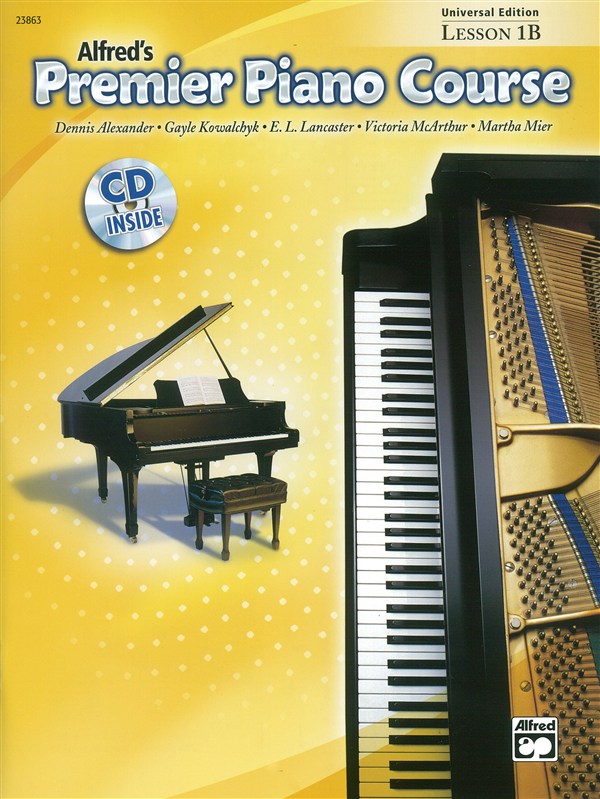 Alfred's Premier Piano Course - Lesson 1B (Book and CD)