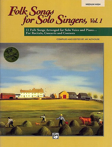 Folk Songs For Solo Singers Volume 1 - Medium/High Voice (CD Edition)