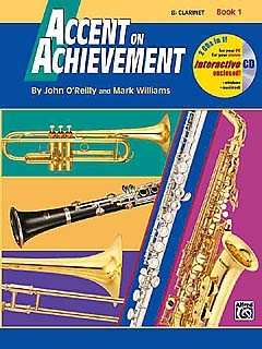 Accent On Achievement: B Flat Clarinet Book 1 (Book/CD-Rom)