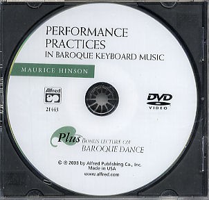Performance Practices In Baroque Keyboard Music (DVD)