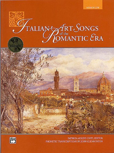 Italian Art Songs Of The Romantic Era (Medium/ Low Voice) (Book/CD)