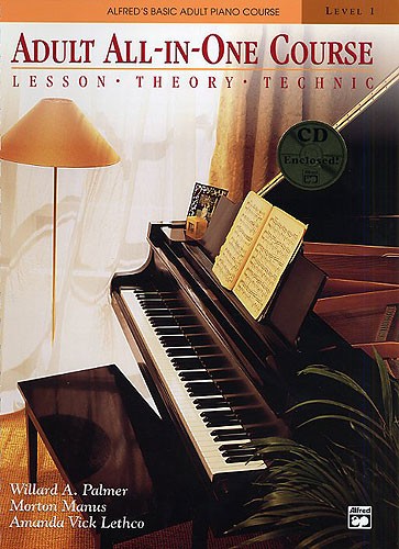 Alfred's Basic Piano Library: Adult All-In-One Course Level 1