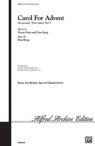 Don Besig: Carol For Advent (SAB)