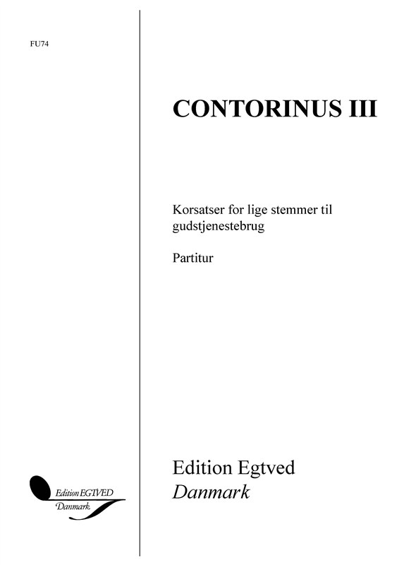CANTORINUS III, PARTITUR
