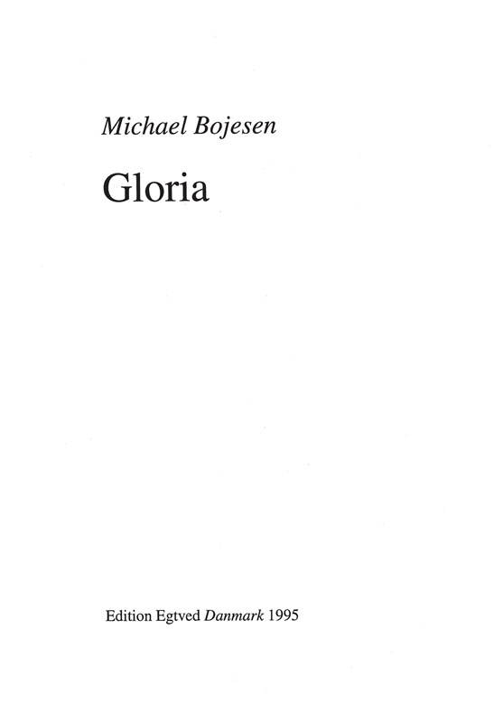 MICHAEL BOJESEN GLORIA SSAA