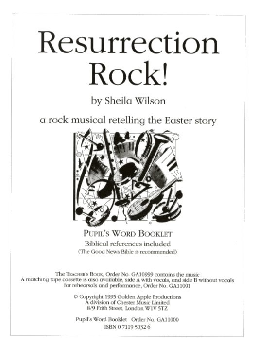 Sheila Wilson: Resurrection Rock! (Pupil's Book)
