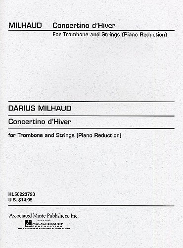 Darius Milhaud: Concertino D'Hiver (Trombone/Piano)