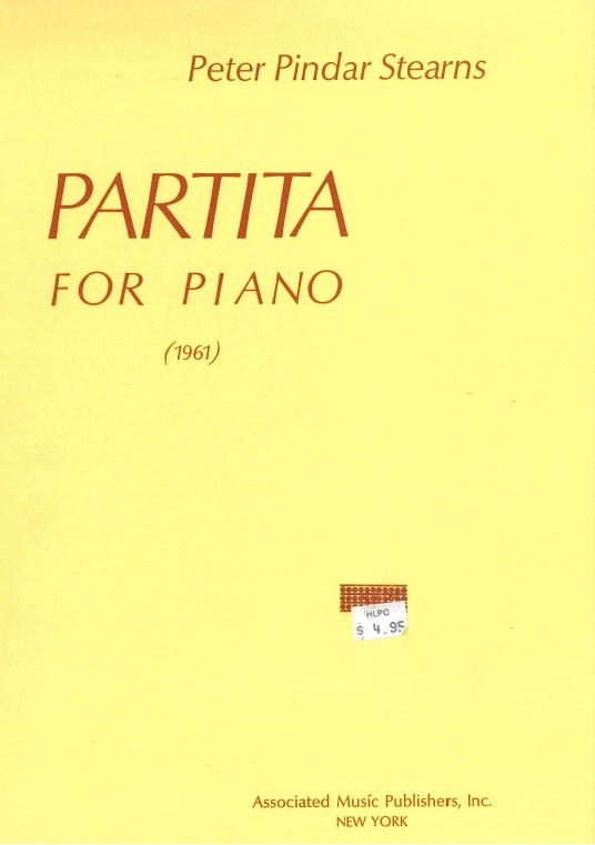 Peter Pindar Stearns: Partita For Piano