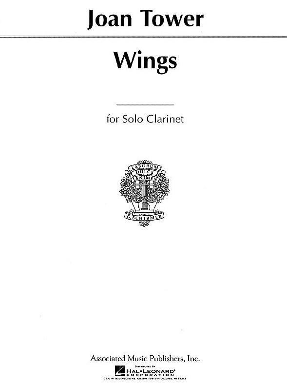 Joan Tower: Wings (Solo Clarinet or Bass Clarinet)