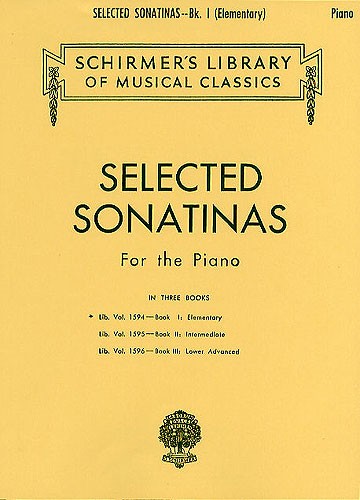 Selected Sonatinas For Piano: Book 1 Elementary