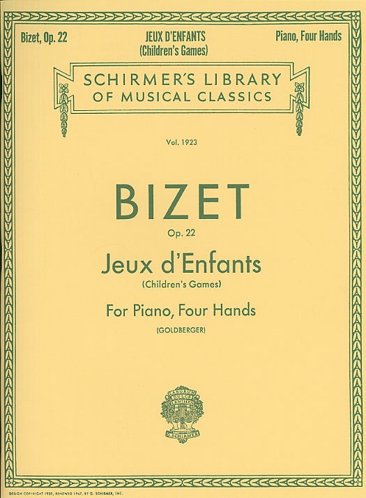 Georges Bizet: Jeux D'Enfants Op.22 (Piano Duet)