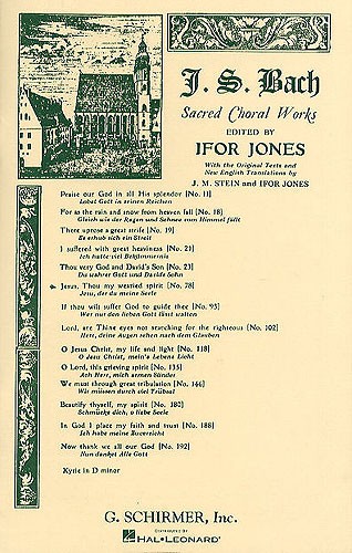 J.S. Bach: Cantata No.78 Jesus, Thou My Wearied Spirit (Jesu, Der Du Meine Seele) (Vocal Score)