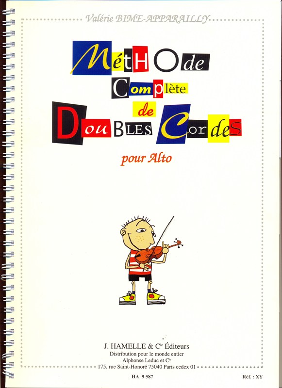 Méthode complète de doubles cordes pour alto