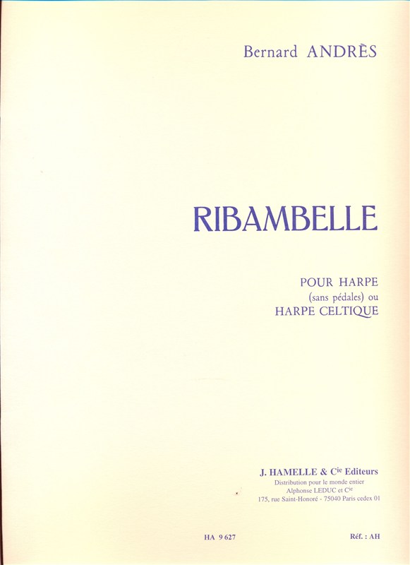 Ribambelle pour harpe ou harpe celtique