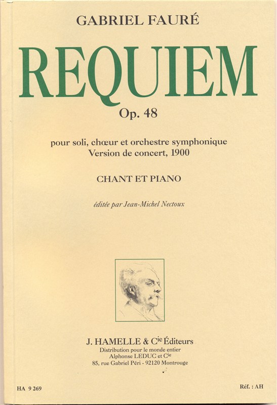 Requiem pour soli, choeur et orchestre symphonique op.48 (version de 1900, chant-piano)