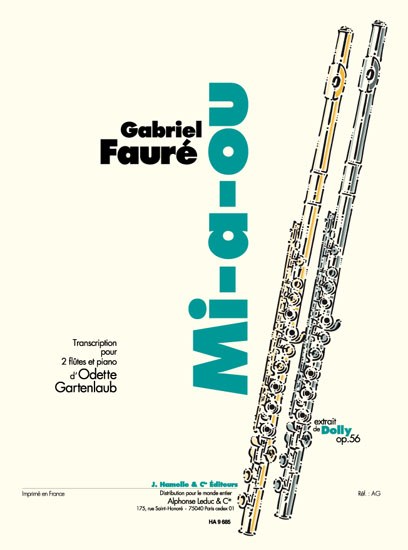 Mi-a-ou 2fl/Pno Arr Gartenlaub