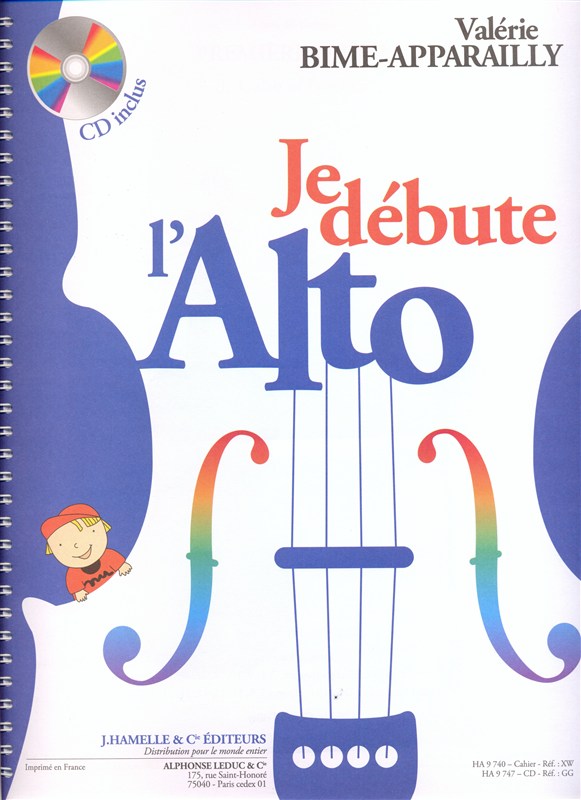 « Je débute l'alto » (avec cd)