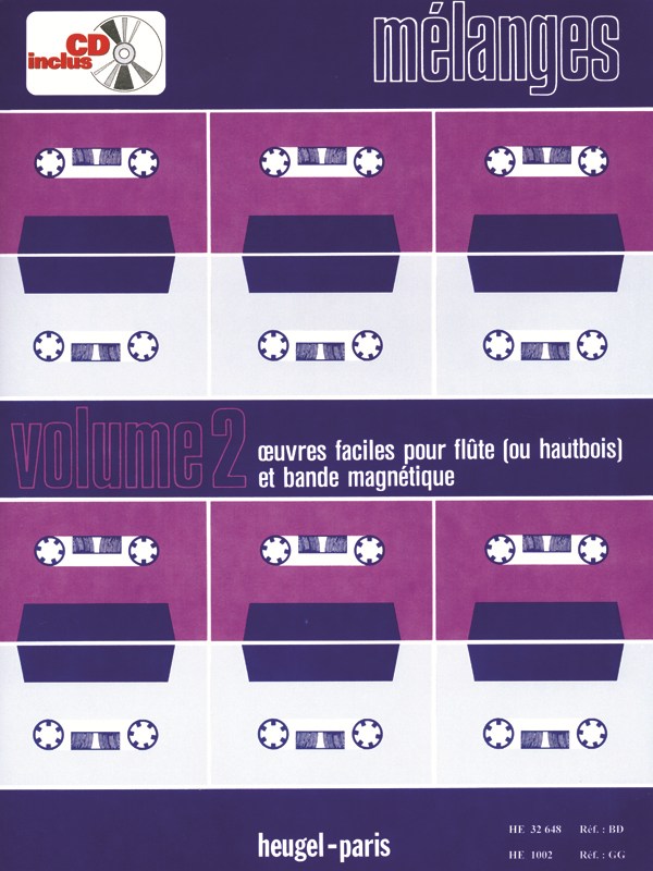 Divers Melanges Vol 2 Oeuvres Faciles Flute & Cassette