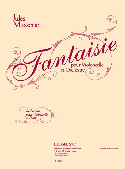 Jules Massenet: Fantaisie (Cello & Piano)