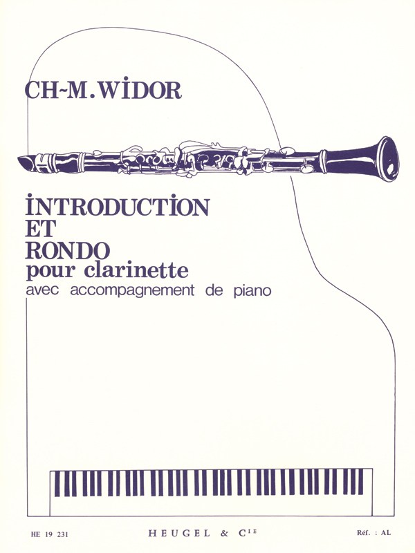 Charles Marie Widor: Introduction Et Rondo Op. 72 (Clarinet And Piano)