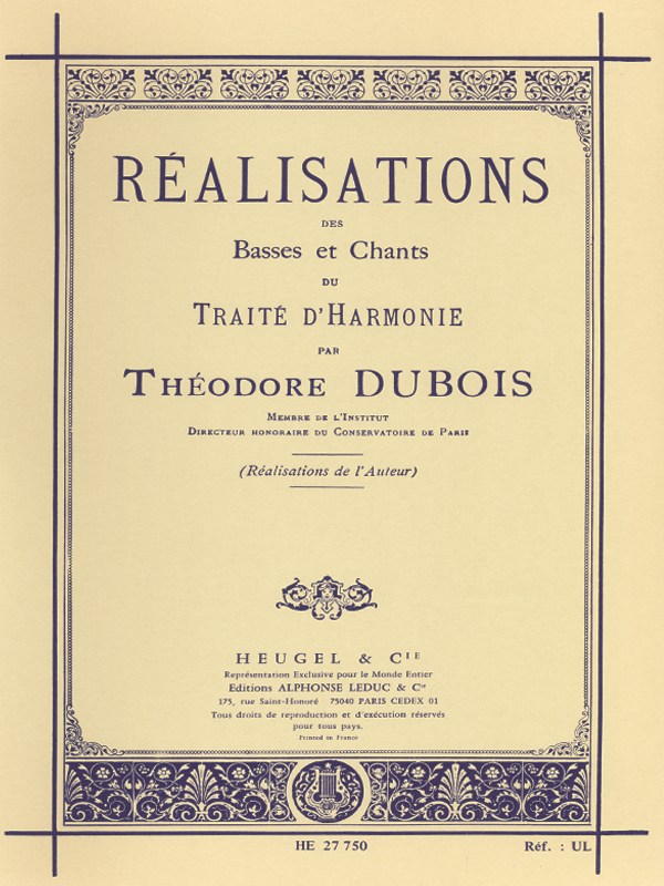 Théodore Dubois: Treatise Of Harmony – Bass And Voices