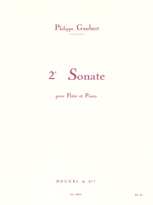 Philippe Gaubert: Sonate No.2 (Flute & Piano)