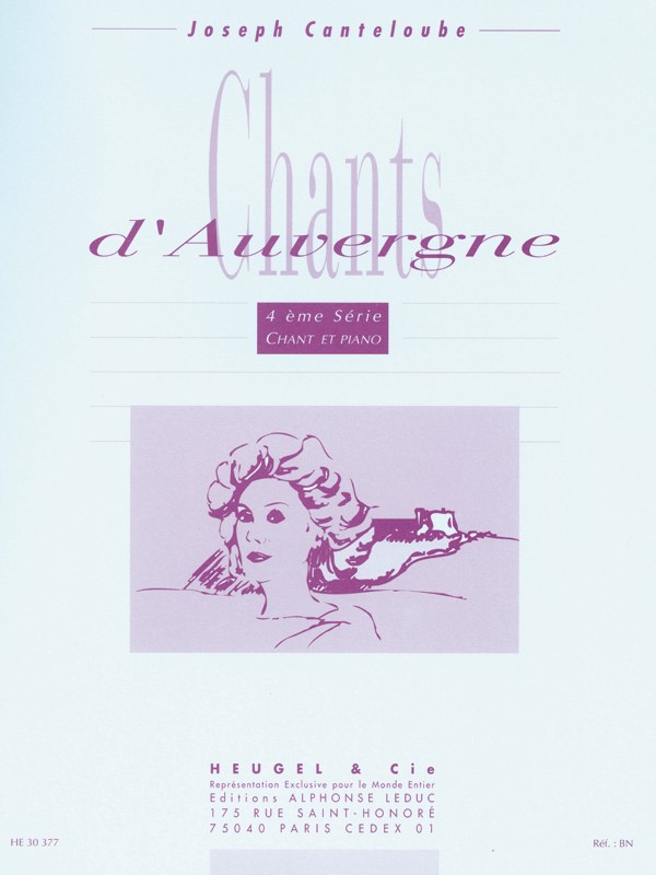 Joseph Canteloube: Chants d'Auvergne Vol.4 (med) (Voice & Piano)