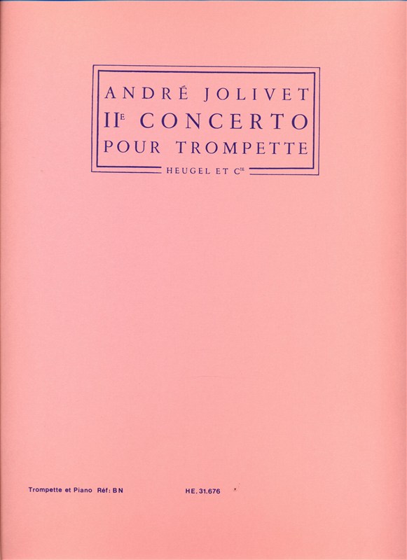 IIè concerto pour trompette pour trompette et piano