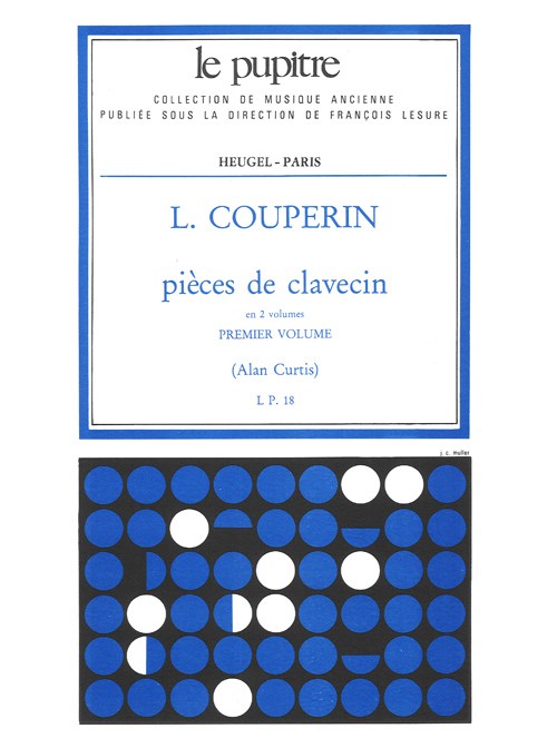 Louis Couperin: Pièces de Clavecin Vol.1 (LP18) (Harpsichord solo)