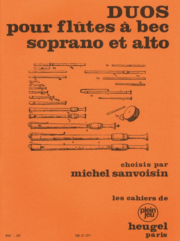 Michel Sanvoisin: Duos pour Flûtes à Bec soprano et alto (Recorders 2)