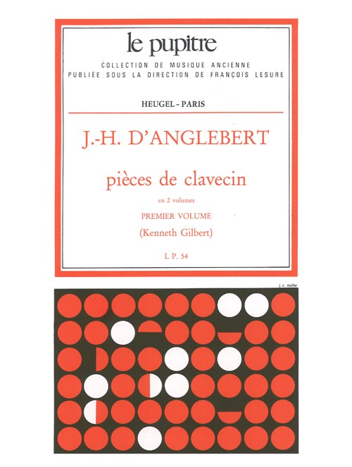Anglebert D: Pièces de clavecin (lp54)/volume 1