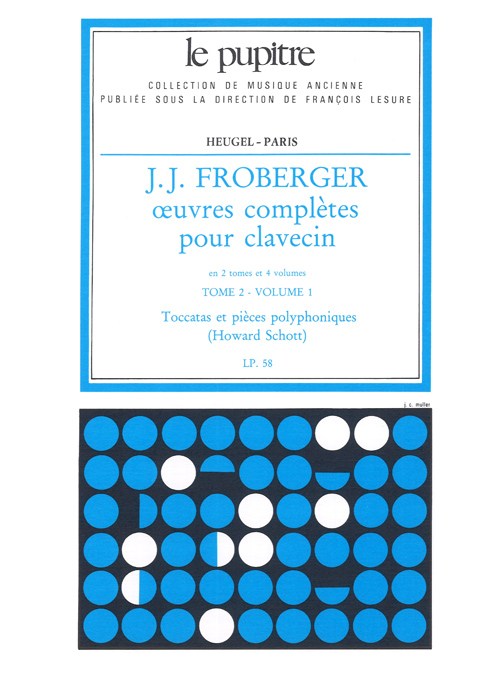 Froberger: Oeuvres complètes de clavecin tome 2/volume 1(lp58)