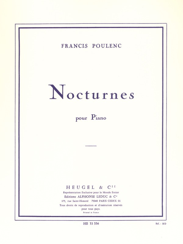 Francis Poulenc: Nocturnes