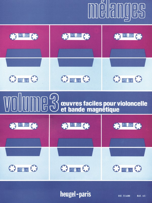 Divers Melanges Volume 3 Oeuvres Cello & Tape Score