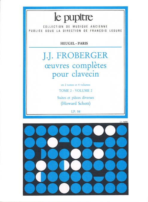 Froberger: Oeuvres complètes de clavecin tome 2/volume 2(lp58)