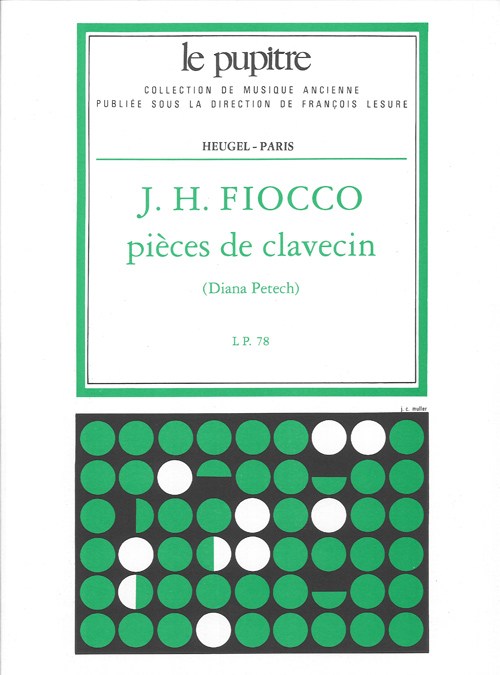 Joseph Hector Fiocco: Pièces de Clavecin (LP78) (Harpsichord solo)