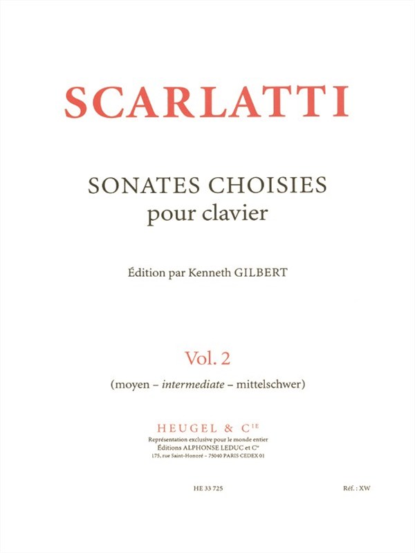 Domenico Giuseppe Scarlatti: Sonates choisies Vol.2 (Piano solo)