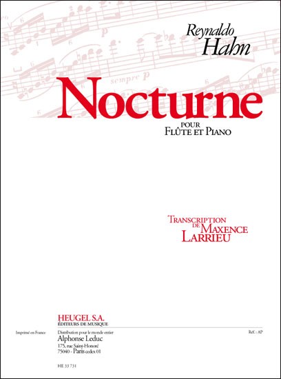 Reynaldo Hahn: Nocturne (Flute & Piano)