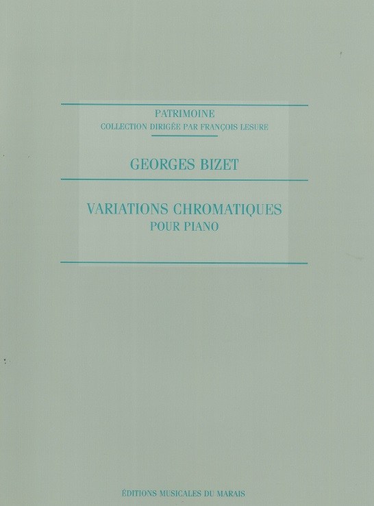 Bizet Planes Variations Chromatiques Piano Book
