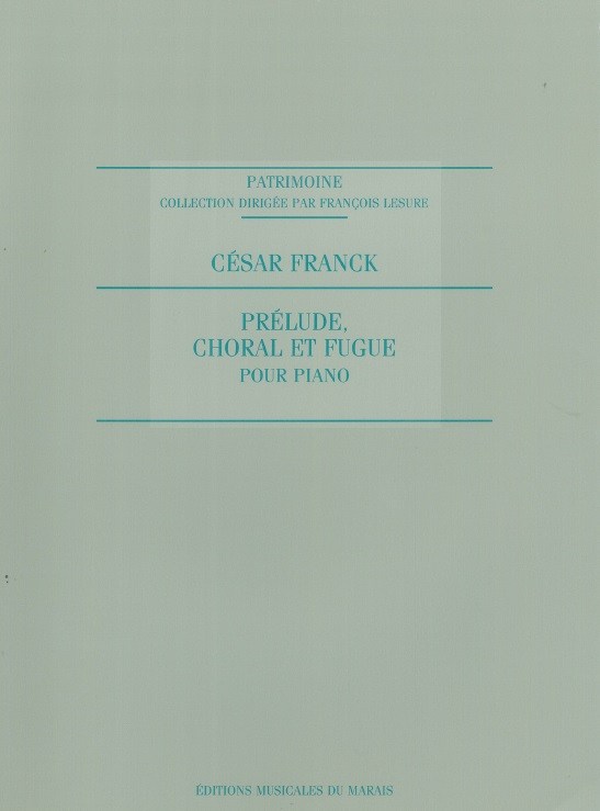 Franck Fauquet Prelude Choral Et Fugue Piano Book