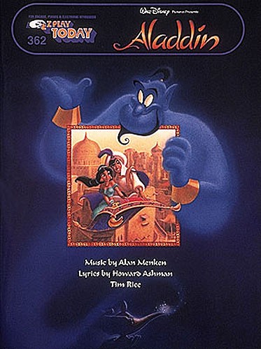 EZ Play Today 362 Walt Disney Aladdin Songbook Piano