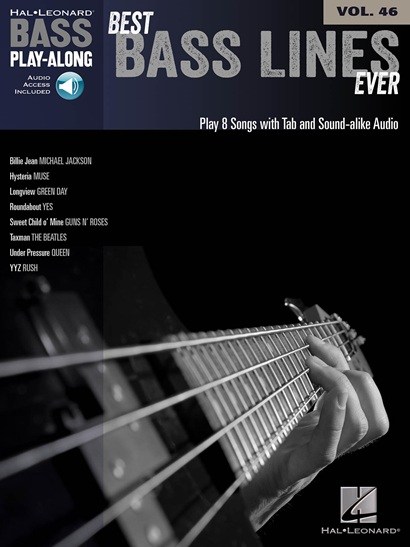 Bass Play-Along Volume 46: Best Bass Lines Ever (Book/Online Audio)