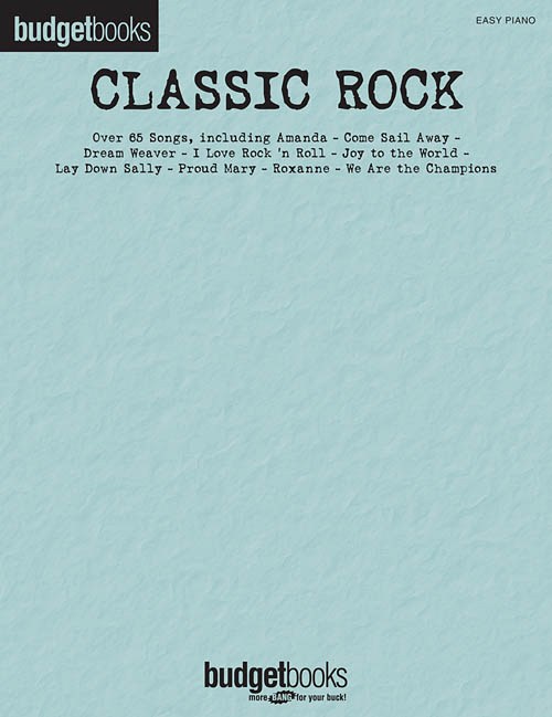 Budgetbooks: Classic Rock (Easy Piano)