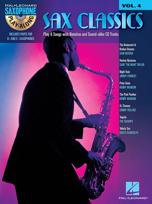Saxophone Play-Along Volume 4: Sax Classics (Book/CD)
