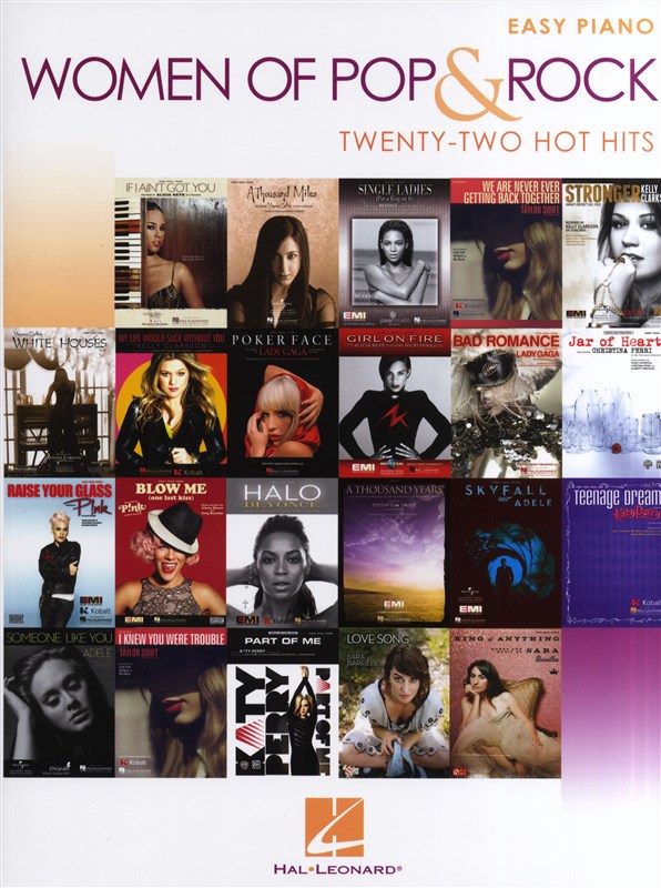 Women Of Pop And Rock: Easy Piano - 22 Hot Hits