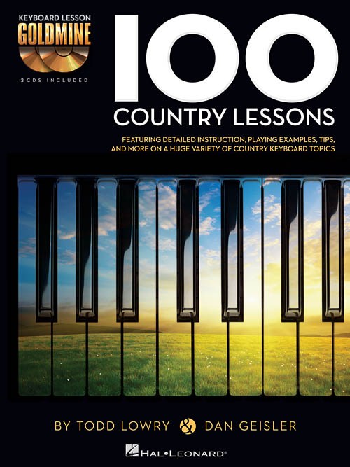 Keyboard Lesson Goldmine: 100 Country Lessons (Book/2 CDs)