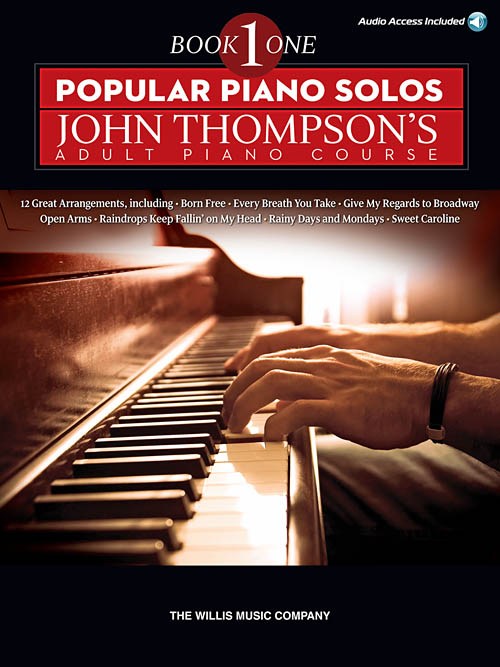 Popular Piano Solos: John Thompson's Adult Piano Course - Book 1 (Book/Online Audio)