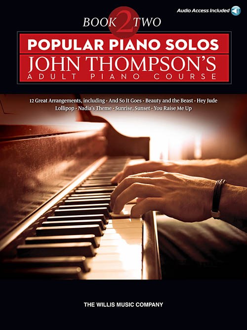 Popular Piano Solos: John Thompson's Adult Piano Course - Book 2 (Book/Online Audio)